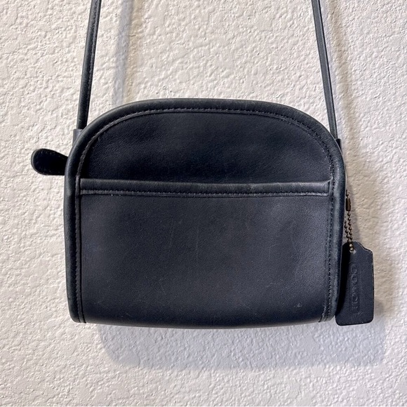 COACH Vintage Abbie Crossbody Shoulder Bag 90’s Black No. BOX-9027 RARE - Picture 2 of 13